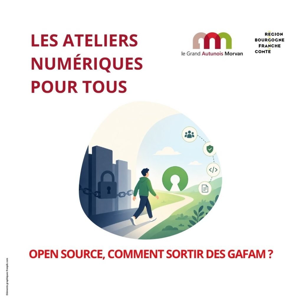 Atelier numérique – Open source, comment sortir des GAFAM ?